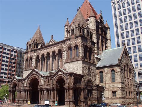 Trinity church boston ma - Trinity Church. A masterpiece of American architecture, Trinity Church is the country's ultimate example of Richardsonian Romanesque. The granite exterior, with a massive portico and side cloister, uses sandstone in colorful patterns. The interior is an awe-striking array of murals and stained glass, most by artist John LaFarge, …
